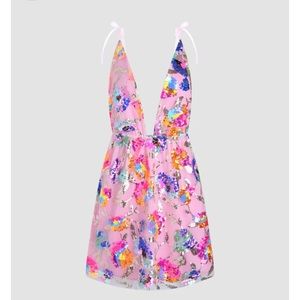 NWT LookSky Pink Sequin Dress